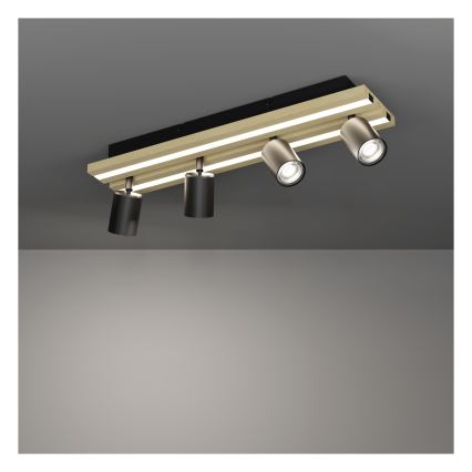 Eglo - Spot LED orientable 4xLED/2,2W/230V + 2xLED/1,2W + 2xLED/2W beige/noir