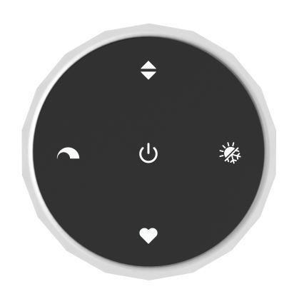 Eglo - Plafonnier LED dimmable LED/40W/230V 2200-6500K Ø 83 cm blanc + télécommande