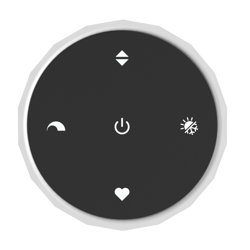 Eglo - Plafonnier LED dimmable LED/40W/230V 2200-6500K Ø 83 cm blanc + télécommande