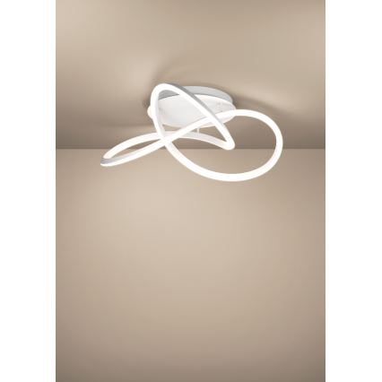 Eglo - Plafonnier LED dimmable LED/40W/230V 2200-6500K Ø 83 cm blanc + télécommande