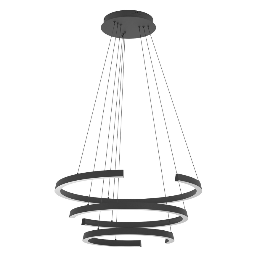 Eglo - Suspension LED dimmable sur câble LED/50W/230V 2200-6500K noir + télécommande