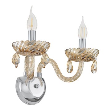 Eglo 39097 - Applique murale BASILANO 2xE14/40W/230V
