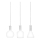 Eglo 39141 - Suspension PASCOA 3xE27/60W