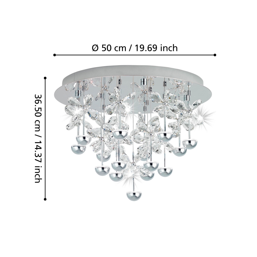 Eglo - Plafonnier LED dimmable LED/27W/230V