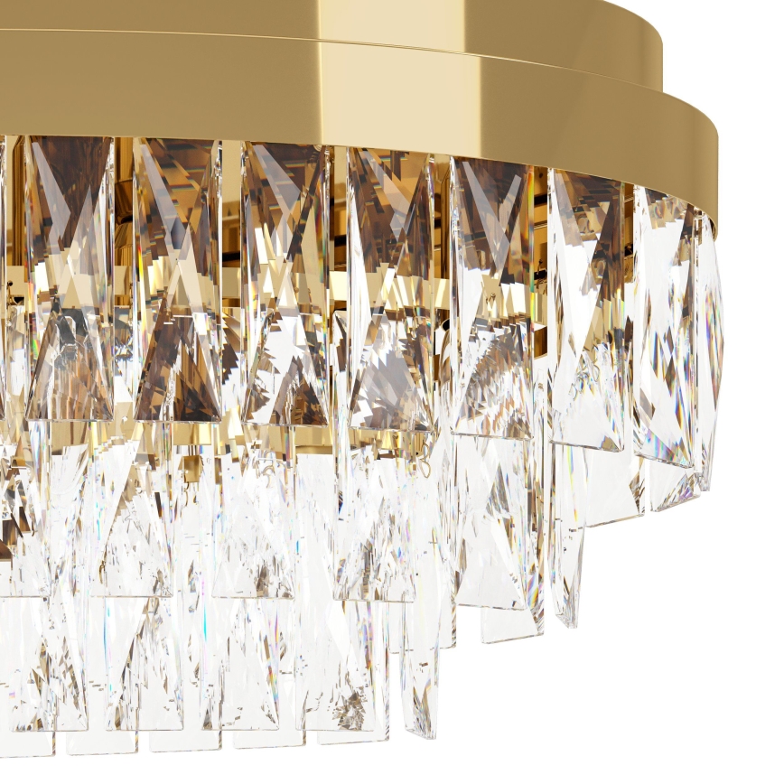 Eglo - Suspension sur chaîne 13xE14/40W/230V doré