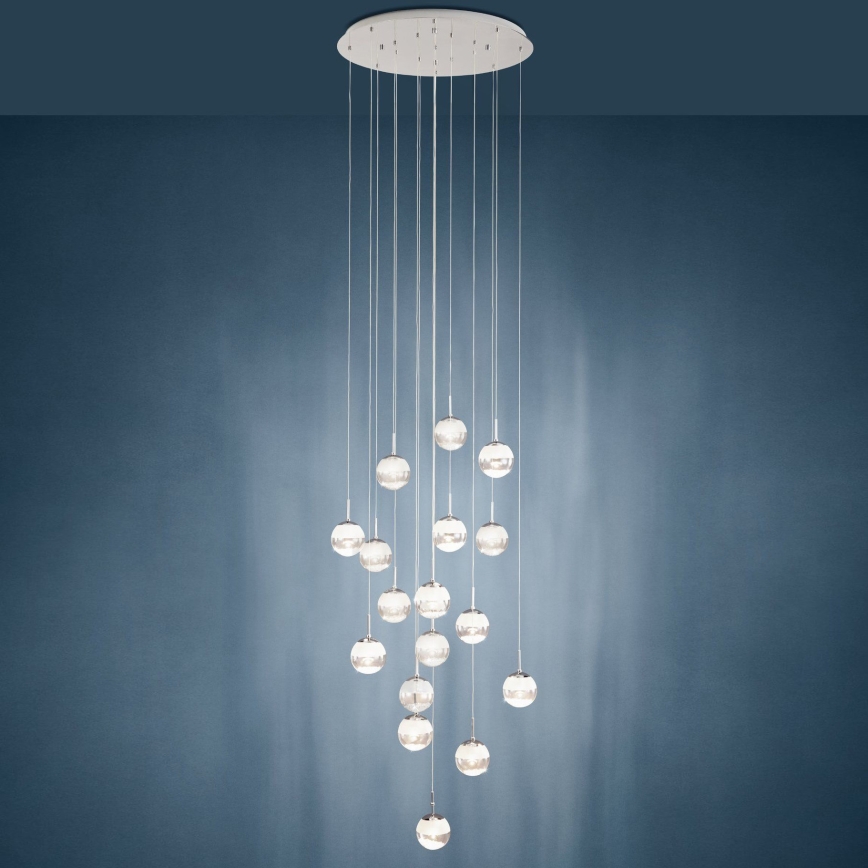 Eglo 39547 - Suspension filaire LED à intensité variable 17xLED/5W/230V