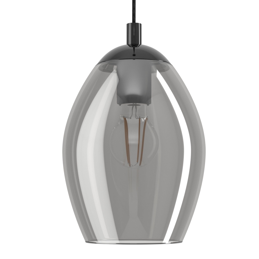 Eglo - Suspension filaire 1xE27/60W/230V fumé