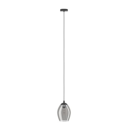 Eglo - Suspension filaire 1xE27/60W/230V fumé