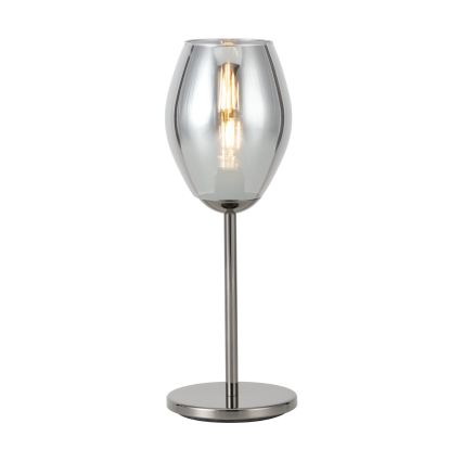 Eglo - Lampe de table 1xE27/60W/230V noir/fumé