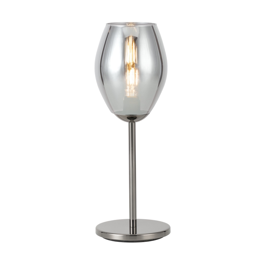 Eglo - Lampe de table 1xE27/60W/230V noir/fumé