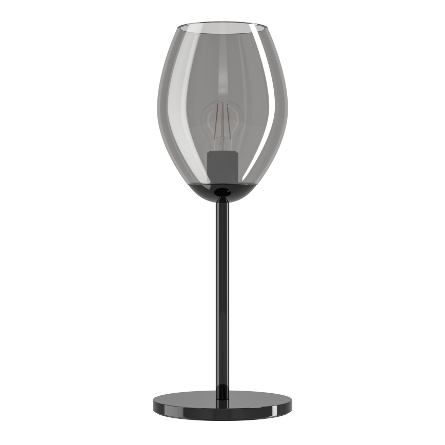 Eglo - Lampe de table 1xE27/60W/230V noir/fumé