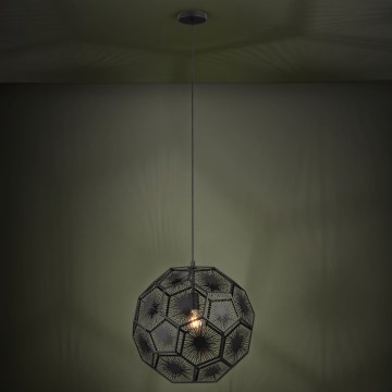 Eglo 39619 - Suspension filaire 1xE27/60W/230V d. 50 cm noir