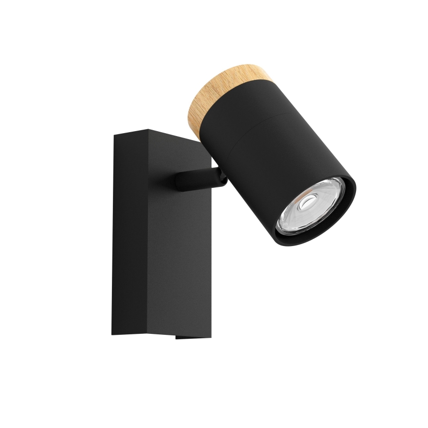 Eglo - Spot mural 1xGU10/4,5W/230V 3000K noir/marron