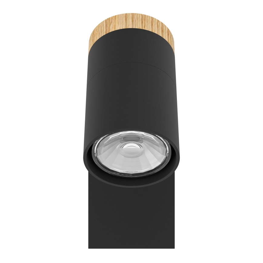 Eglo - Spot mural 1xGU10/4,5W/230V 3000K noir/marron