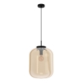 Eglo 39672 - Suspension filaire 1xE27/40W/230V d. 35 cm beige