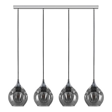 Eglo 39681 - Suspension filaire 4xE27/40W/230V