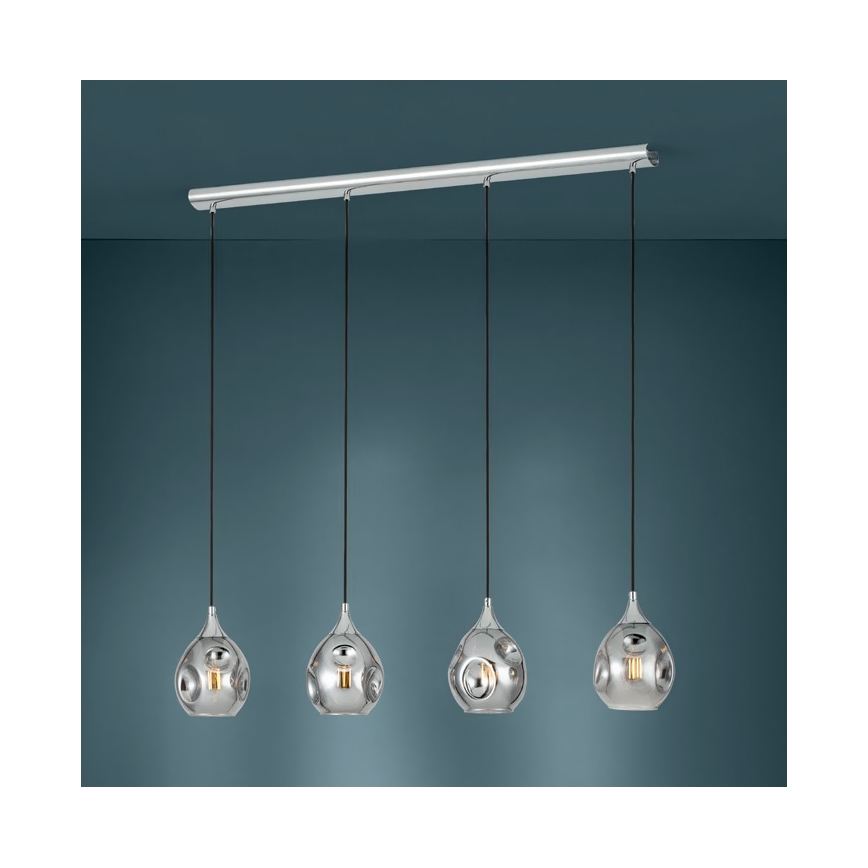 Eglo 39681 - Suspension filaire 4xE27/40W/230V