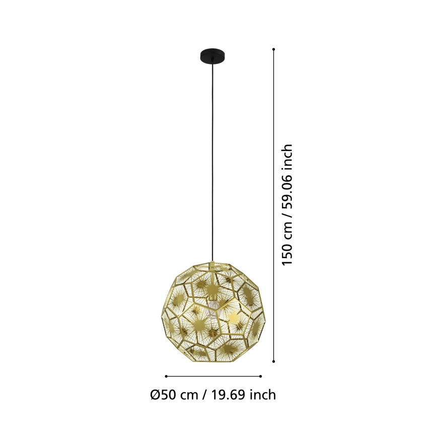 Eglo - Suspension filaire 1xE27/60W/230V d. 50 cm