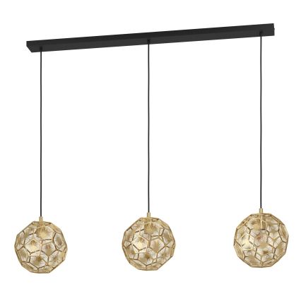 Eglo - Suspension filaire 3xE27/60W/230V
