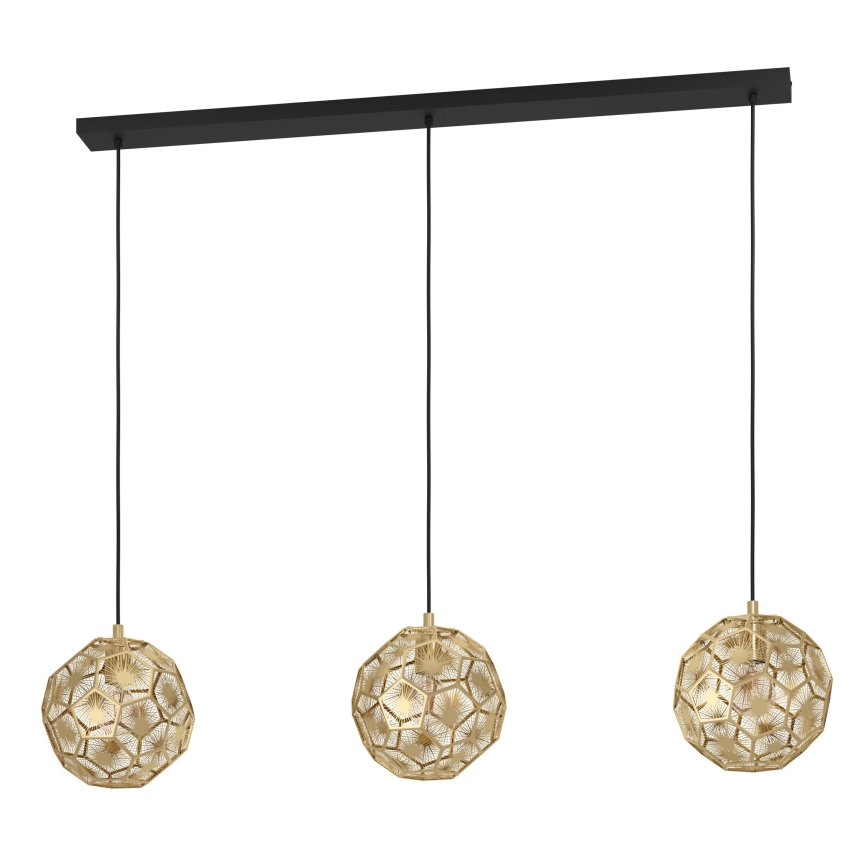 Eglo - Suspension filaire 3xE27/60W/230V