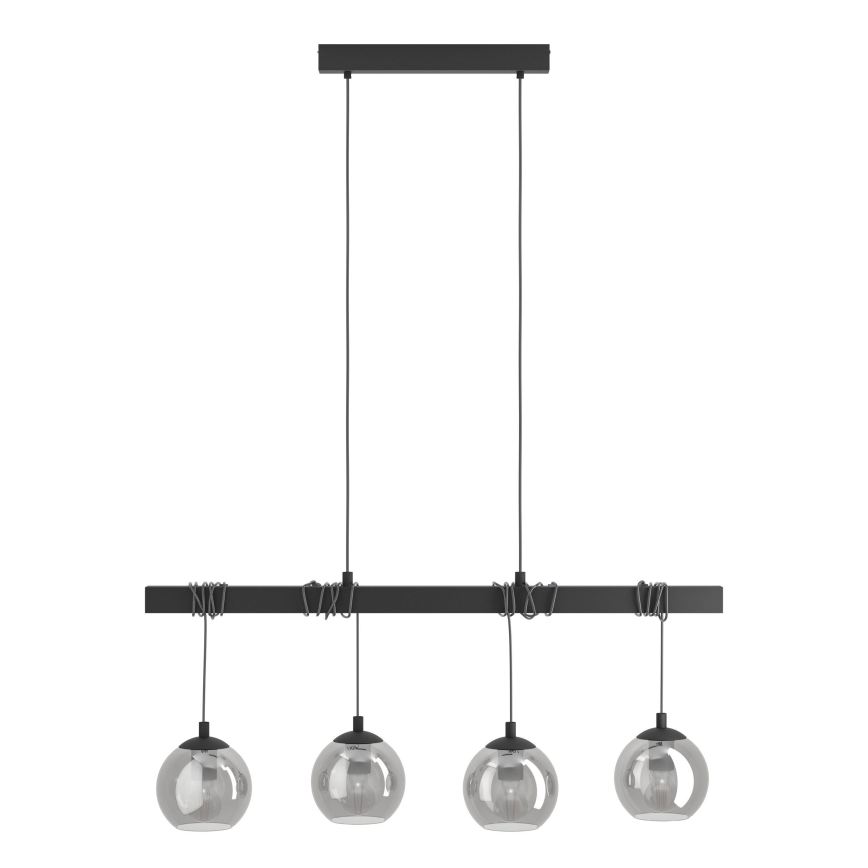Eglo - Suspension filaire 4xE27/40W/230V