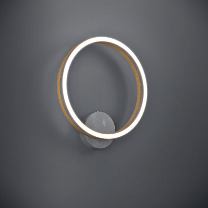 Eglo - Applique murale LED/12W/230V 3000K gris/chêne