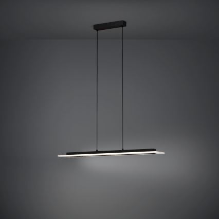 Eglo - Suspension filaire à intensité variable LED/57,5W/230V 3000K noir + Télécommande