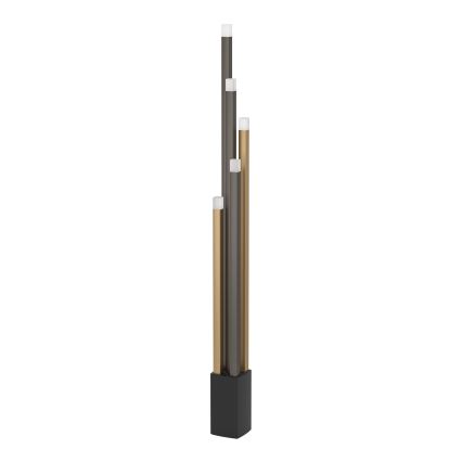 Eglo - Lampadaire à intensité variable 5xLED/3,7W/230V 3000K anthracite/doré