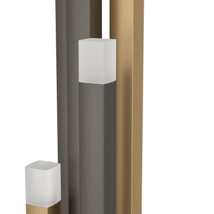 Eglo - Lampadaire à intensité variable 5xLED/3,7W/230V 3000K anthracite/doré
