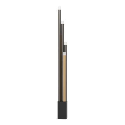 Eglo - Lampadaire à intensité variable 5xLED/3,7W/230V 3000K anthracite/doré
