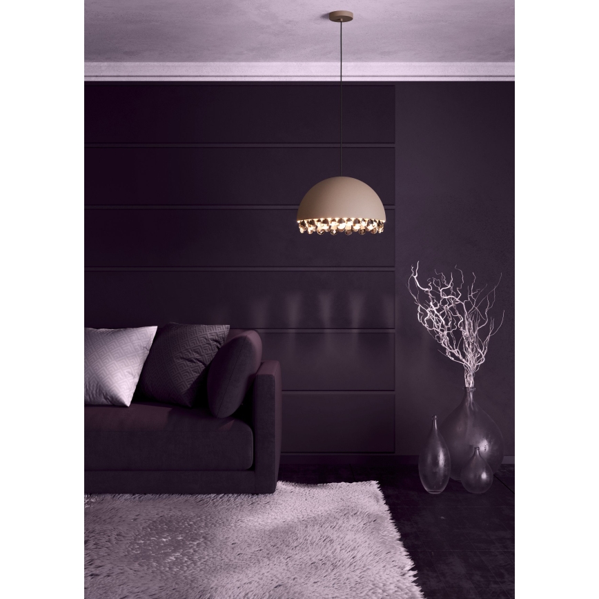 Eglo - Suspension filaire 1xE27/40W/230V marron