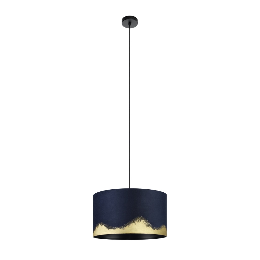 Eglo - Suspension filaire 1xE27/40W/230V d. 38 cm bleu/doré
