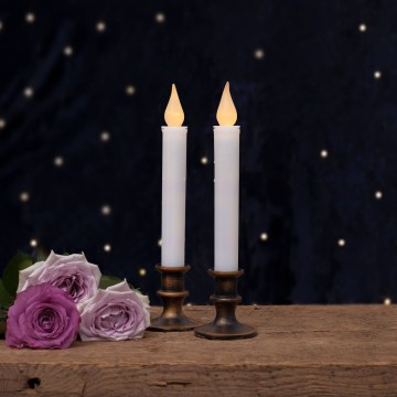 Eglo 410029 - LOT DE 2 bougies LED/1xAA blanc chaud