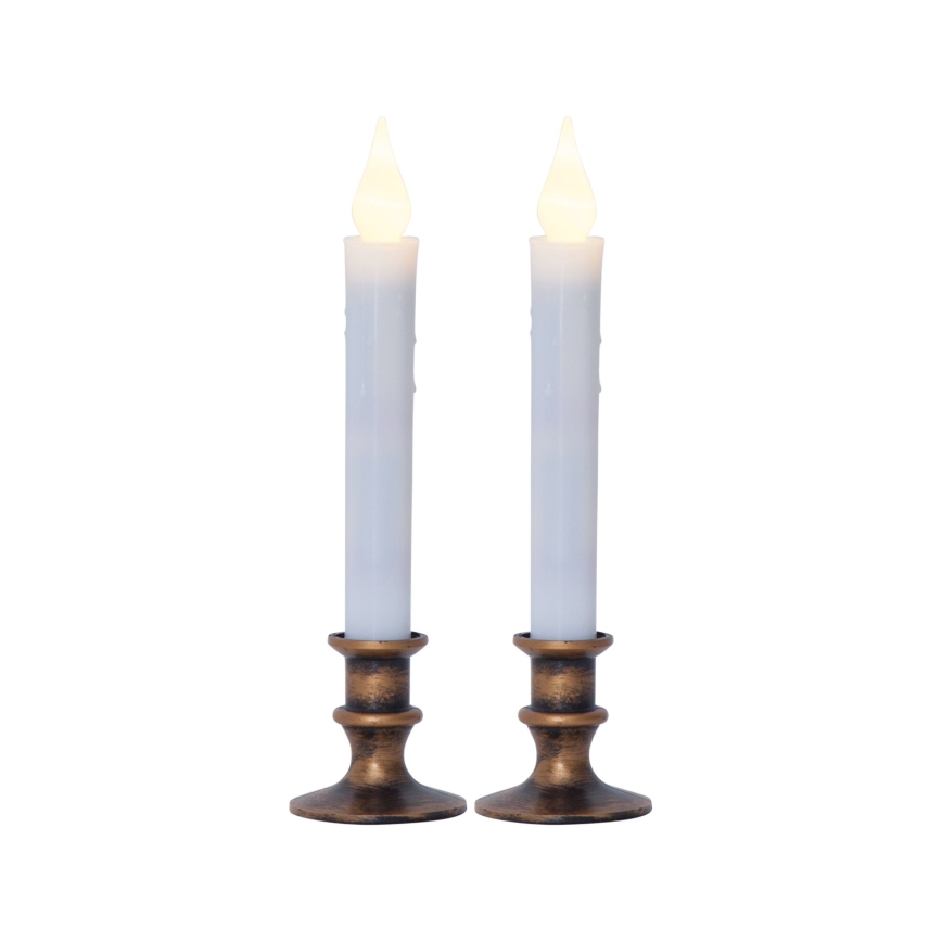 Eglo 410029 - LOT DE 2 bougies LED/1xAA blanc chaud