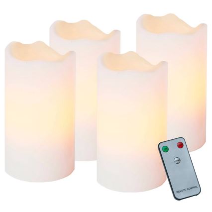 Eglo - LOT 4x LED Décoration de noël 2xLED/0,18W/2xCR2032 + Télécommande