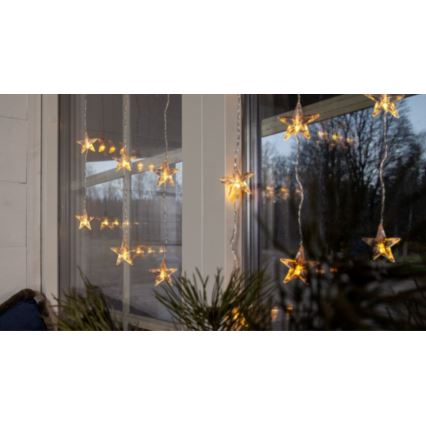 Eglo - Guirlande lumineuse LED de Noël 20 LED 1,8 m blanc chaud