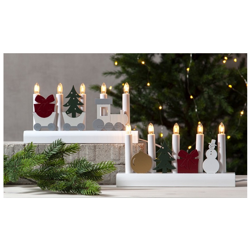 Eglo - Chandelier de noël 5xE10/3W/230V