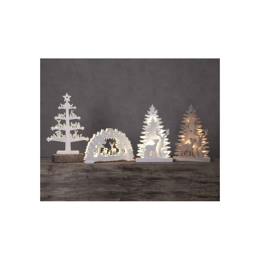Eglo - Décoration de noël 10xLED/0,03W/2xAA