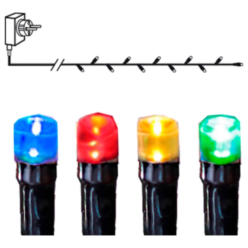 Eglo - Guirlande lumineuse LED d'extérieur 80 LED 8 m IP44 multicolore