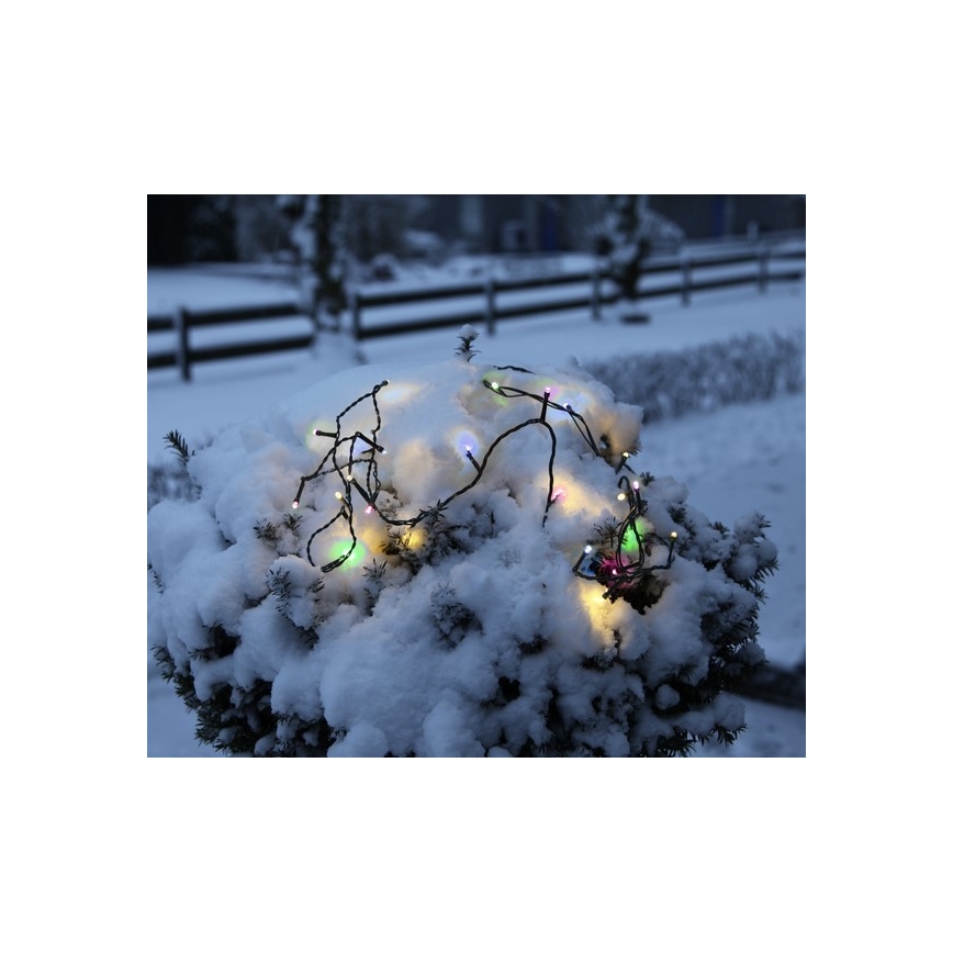 Eglo - Guirlande lumineuse extérieure de Noël 160 DEL, 26 m, IP44, multicolore