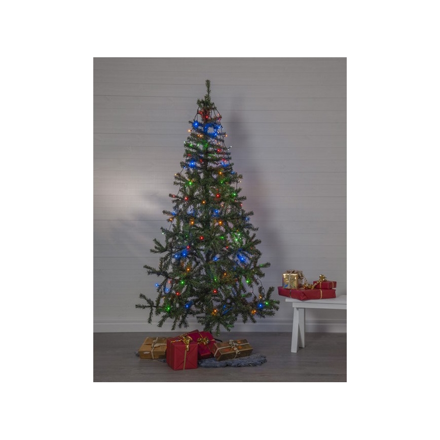 Eglo - Guirlande de noël d'extérieur 160xLED 2m IP44 multicolore