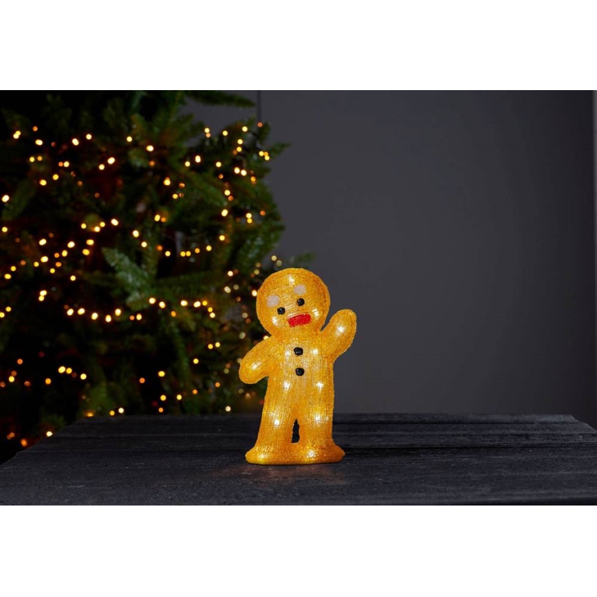 Eglo - Décoration de noël 20xLED/0,06W/3xAA pain d'épice