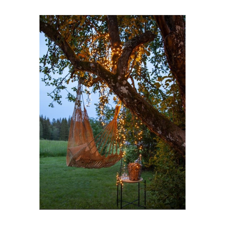 Eglo - Guirlande lumineuse LED d'extérieur 800 LED, 21 m, IP44, blanc chaud