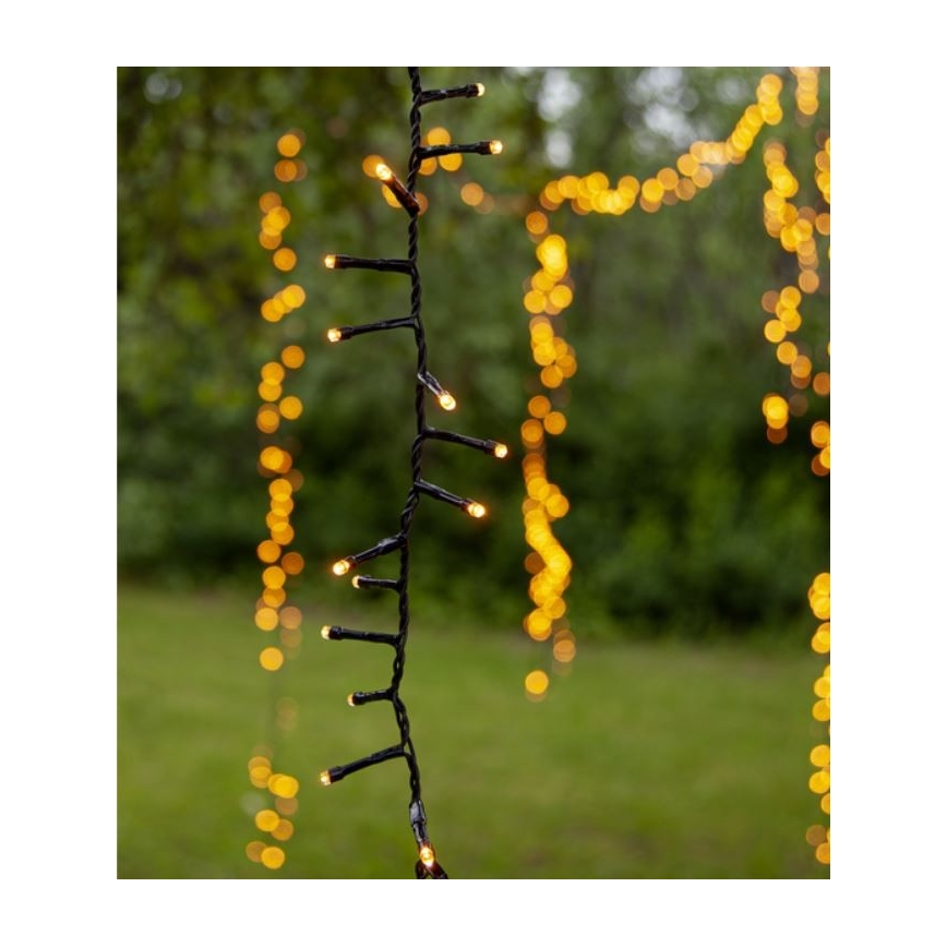 Eglo - Guirlande lumineuse LED d'extérieur 800 LED, 21 m, IP44, blanc chaud