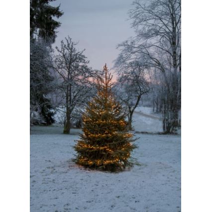 Eglo - Guirlande lumineuse de Noël extérieure 1200xLED 29m IP44 blanc chaud