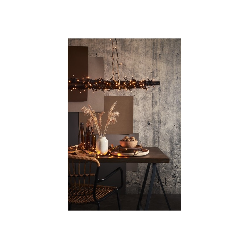 Eglo - Guirlande de Noël LED d'extérieur 80 LED 10,5 m IP44 blanc chaud