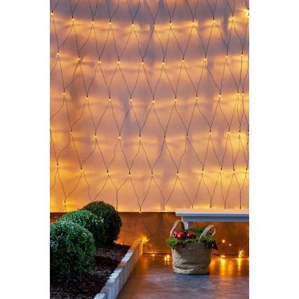Eglo - Guirlande de Noël d'extérieur 160xLED 2m IP44 blanc chaud