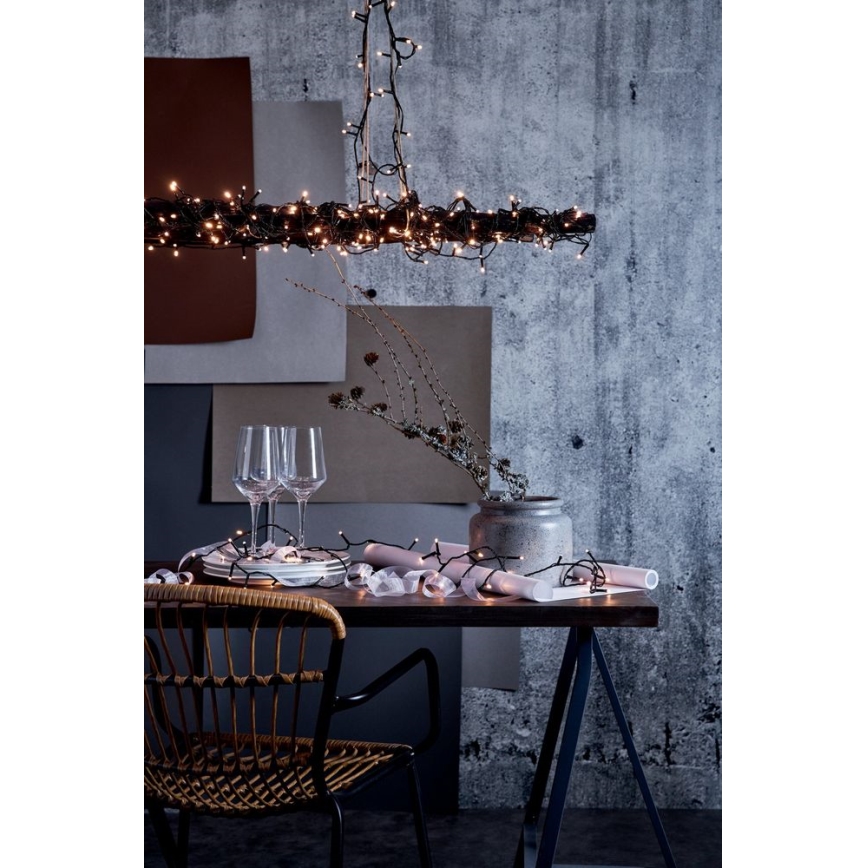 Eglo -LED Guirlande de noël extérieure 540xLED 11,9m IP44 blanc chaud