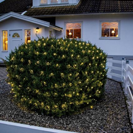 Eglo - Guirlande de Noël extérieure LED 200xLED 3m IP44 blanc chaud