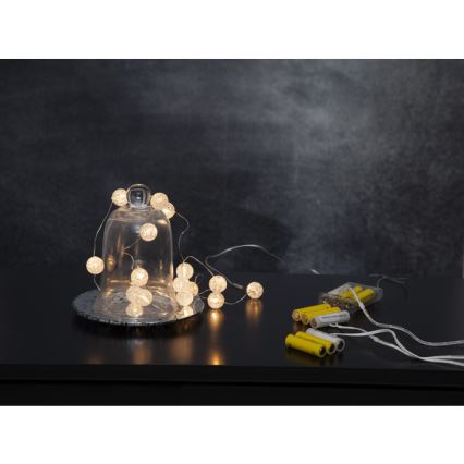 Eglo - Guirlande lumineuse LED 15xLED/3xAA 1,4m